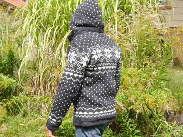 Wolljacke aus Schafswolle